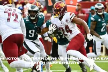 washington commanders vs philadelphia eagles match player stats